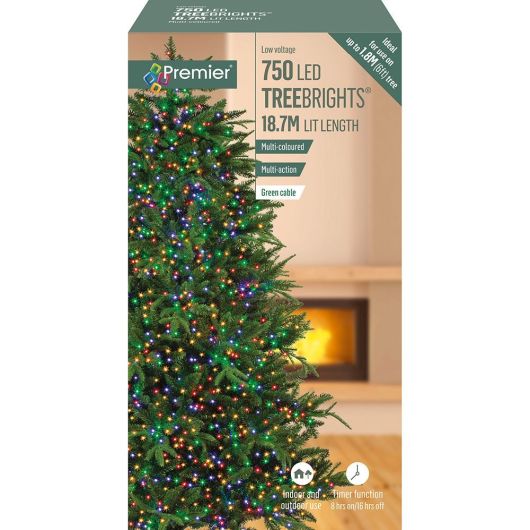 Premier TreeBrights 750 LEDs 18m - Multi-Colour